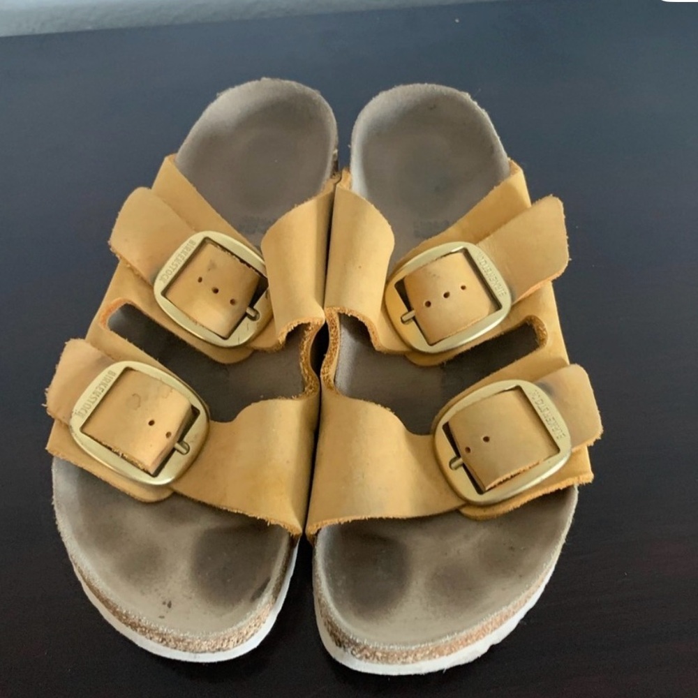 Yellow Birkenstocks
